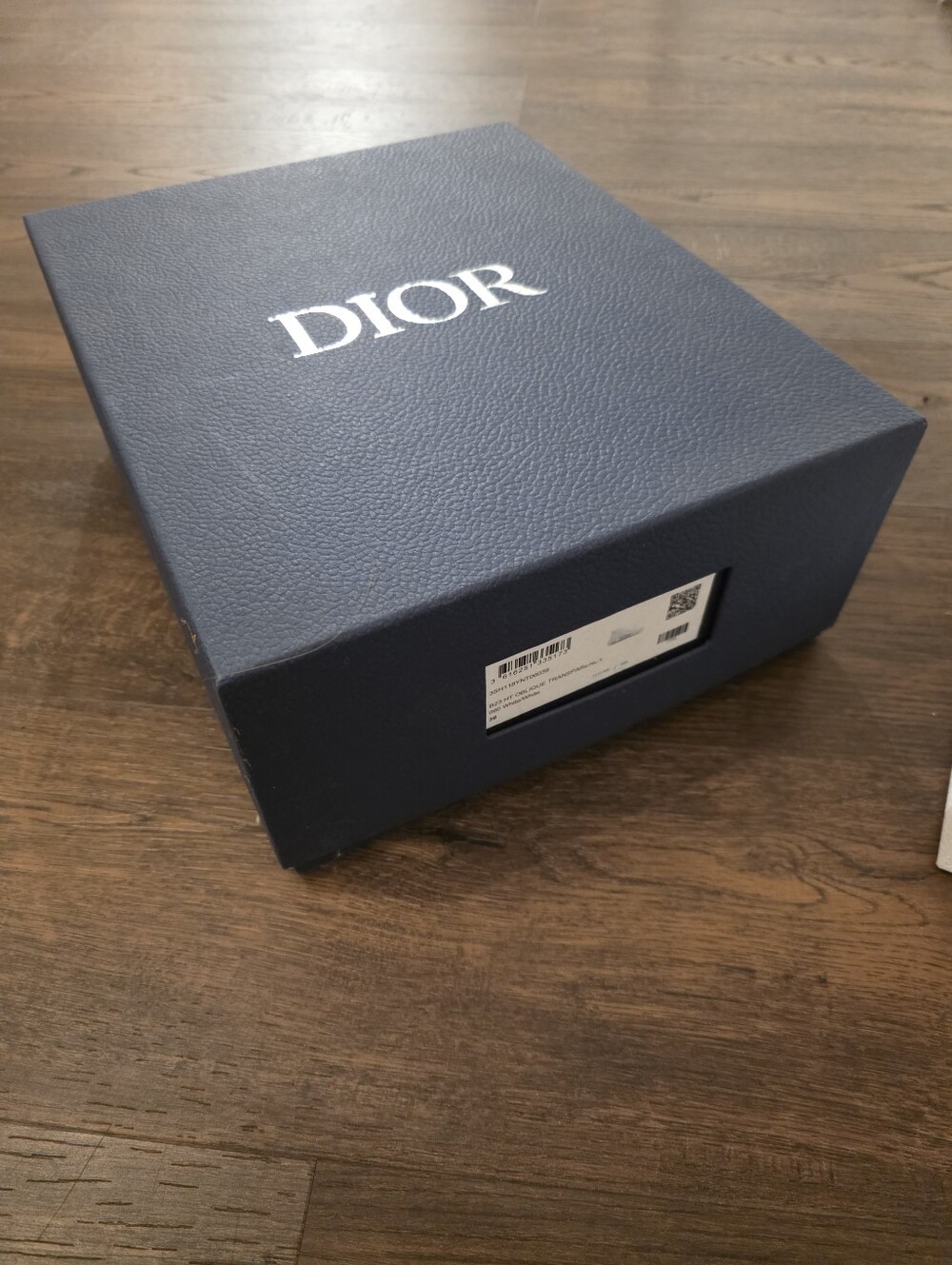 Dior Navy and White Logo Presentation Box